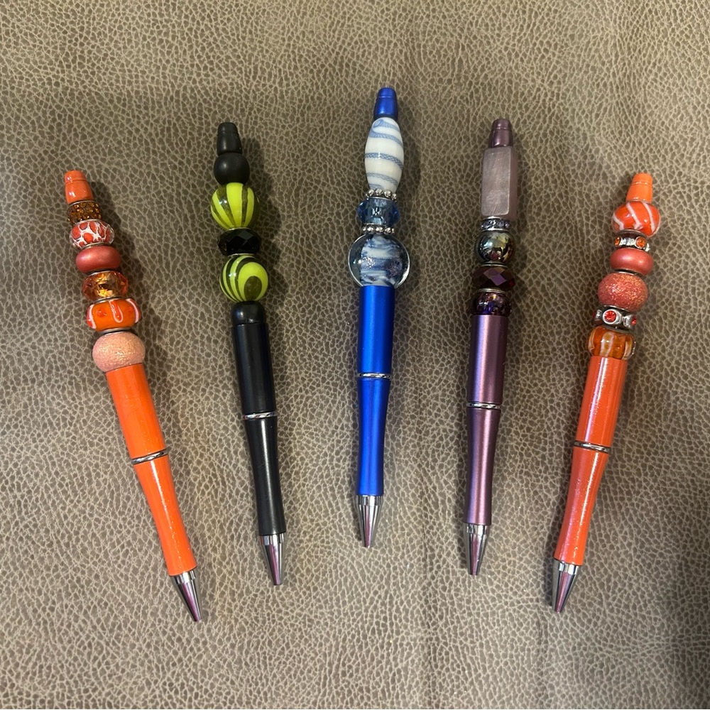 Colorful Beaded Pens Set